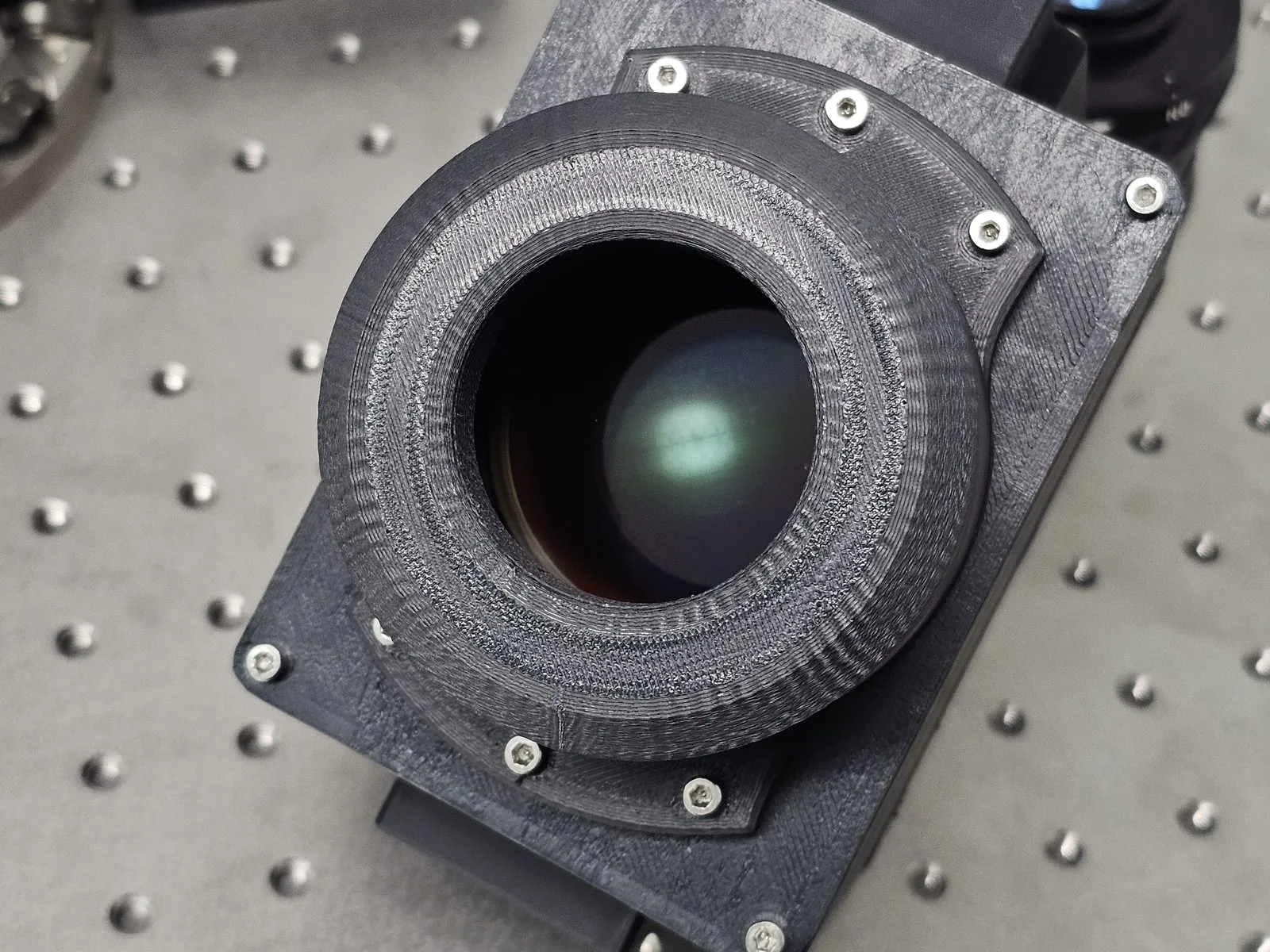 The 50 mm fiber-optic-plate-bonded photocathode of the XX1332 intensifier tube